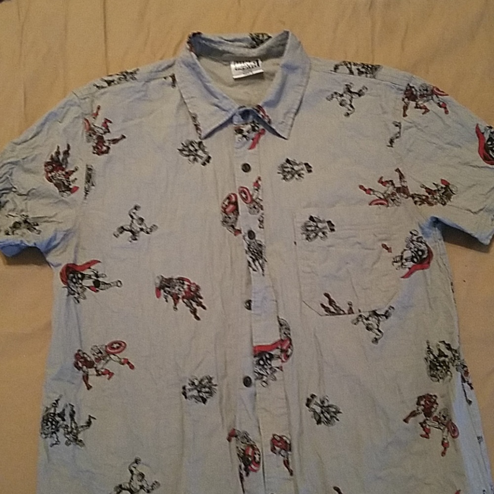 Marvel Button-down shirt